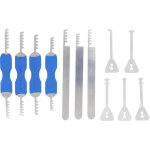 Cocoarm 7pcs peigne de s�lection en acier inoxydable, outils de crochetage de serrure en m�tal de 1 mm ...