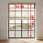 Cocoon stores v�nitiens int�rieurs bambou (bois, 105 x 240 cm)