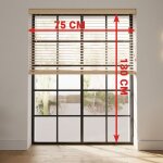 Cocoon stores v�nitiens int�rieurs bambou (bois, 75 x 130 cm)