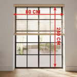 Cocoon stores v�nitiens int�rieurs bambou (bois, 80 x 240 cm)