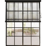 Cocoon stores v�nitiens int�rieurs bambou (noir, 90 x 240 cm)