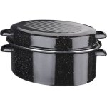 Cocotte acier maill - gsw - daubiere email - 32 cm - ovale - induction