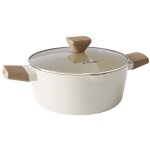 Cocotte antiadhesive de 24 cm sans pfoa compatible induction