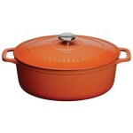 Cocotte en fonte ovale 29 cm chestnut - chasseur - puc472999