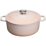 Cocotte en fonte ronde 24cm champagne - chasseur - puc472401a