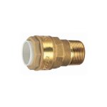 Raccord cuivre � clipser 12 mm, laiton m�le 12x17 (3 / 8'), push fit