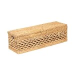 Coffre bout de lit en jacinthe 'doli' 104cm naturel Coffre bout de lit en jacinthe 'doli' 104cm naturel