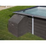 Gre - coffre de filtration en composite pour piscine h: 0, 96m