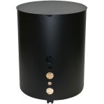 Coffre � granul�s � roulettes zorvik edilinox - coloris noir