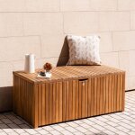 Coffre de jardin en bois jules 400l