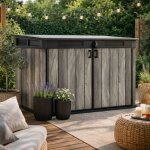 Coffre jardin r�sine keter signature 2020 l ? gris