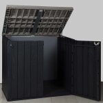 Toomax - coffre de jardin storaway plus 2xl - 2270l - noir