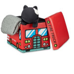 Coffre a jouets pliable avec espace de rangement