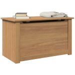 Coffre de rangement avec couvercle panama bois massif de pin vidaxl Coffre de rangement avec couvercle panama bois massif de pin vidaxl