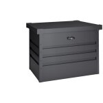 Coffre de rangement ext�rieur m�tal 277 l - epaisseur 0. 40mm plus r�sistant - couvercle � charni�re ...