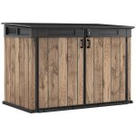 Coffre de rangement pour jardin signature 2020l - aspect bois douglas - keter Coffre de rangement pour jardin signature 2020l - aspect bois douglas - keter