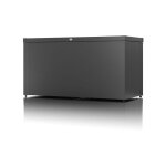 Guardi - coffre de rangement polyvalent - taille s - anthracite - 129x56, 5x68, 2 - acier