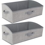 Coffre de rangement en tissu 28 l, panier de rangement 50 x 28, 5 x 20 cm, grand coffre de rangement ...