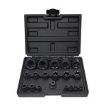 Coffret de 19 douilles torx externes femelles, tailles 1 / 4 po, 3 / 8 po, 1 / 2 po, ep4 - ep32 Coffret de 19 douilles torx externes femelles, tailles 1 / 4 po, 3 / 8 po, 1 / 2 po, ep4 - ep32