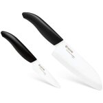 Coffret de 2 couteaux de cuisine - kyocera - fk - 2pc - wh - bk