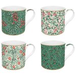 Coffret 4 mugs 30 cl - floral fantasy - easy life