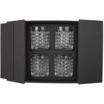 Coffret de 4 verres � whisky motifs emboss�s