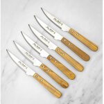 Coffret 6 couteaux grill olivier microdente - jean dubost Coffret 6 couteaux grill olivier microdente - jean dubost