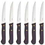 Coffret 6 couteaux  steak - amefa - 495015mb02br1