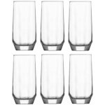 Coffret de 6 verres � long drink 385 ml diamond lav