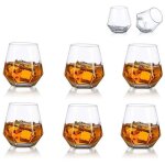 Coffret de 6 verres � whisky, 300 ml verre � whisky classique pour rhum, spiritueux, cognac et vodka