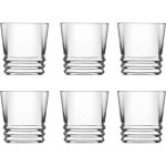 Coffret de 6 verres  whisky 315 ml elegan lav