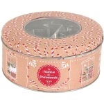 Coffret boite mtallique ronde avec 10 emporte - pices  ptisserie