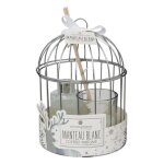 Paris prix - coffret bougie & diffuseur parfum lola 20cm blanc