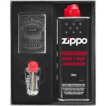 Coffret briquet zippo jack daniels label chrome cadeau n� 1