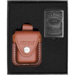 Coffret briquet zippo jack daniels label chrome cadeau n�2