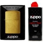 Coffret briquet zippo en laiton brossé à essence accessoires Coffret briquet zippo en laiton brossé à essence accessoires
