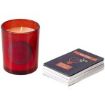Coffret cadeau 1 bougie parfume et 1 jeu de cartes quizz get lucky