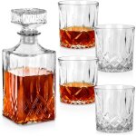 Coffret cadeau alcool : carafe, verres  whisky, bouteille