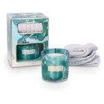 Coffret cadeau bougie apaisement et paire de chaussettes