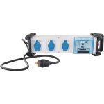 Coffret de chantier mono 3 prises 1 disj. diff 16a + 3 pc 2p + t + au + 1, 5m ho7rnf + bumpers (19203) ...