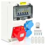 Coffret de chantier monophas� tableau �lectrique r�partiteur de courant mural 1x16a 2x230v mit ls tableau ...