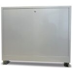 Coffret pour collecteurs pcbt 10 sorties avec pied - 795x700x90mm - blansol