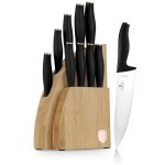 Coffret de couteaux berlinger haus bh - 2760 black rose dans un bloc de bambou