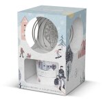 Coffret d�coration de sapin avec bougie heart and home