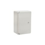 Coffret lectrique abs 500x350x190 tanche ip65 - porte pleine - avec plaque
