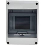 Coffret electrique etanche exterieur ip65, 5 modules, abs de surface en plastique, boite de boitier etanche ...