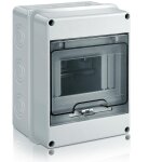 Coffret electrique etanche exterieur, ip65 bo�tier de distribution en saillie avec terminaux, abs de ...