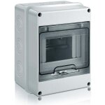 Coffret electrique etanche exterieur, ip65 bo�tier de distribution en saillie avec terminaux, abs de ...