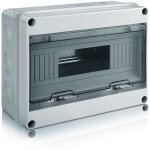 Coffret electrique etanche exterieur, ip65 bo�tier de distribution en saillie avec terminaux, abs de ...