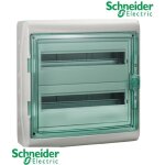 Schneider electric - coffret lectrique tanche mureva 36 modules ( 2 x 18 ) ip65 schneider